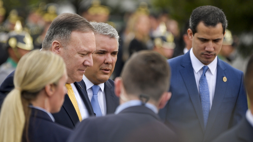 Mike Pompeo and Guaido