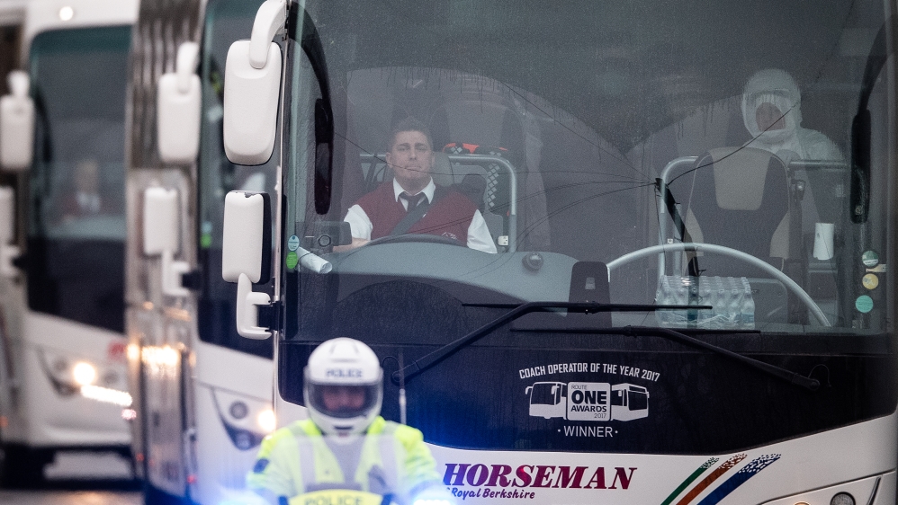 British Evacuees Arrive Home From Coronavirus Hit Wuhan Province