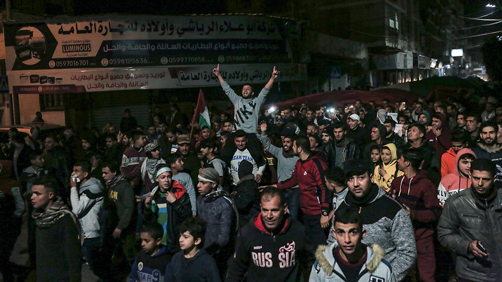 Gaza protests [Walid Mahmoud/Al Jazeera]