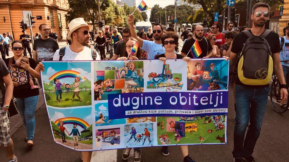 Same sex couples campaign in Croatia for right to adopt and foster kids [Seb Starcevic]