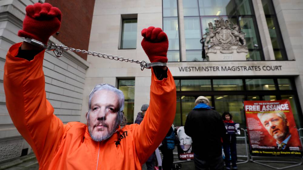 Assange supporter - AP