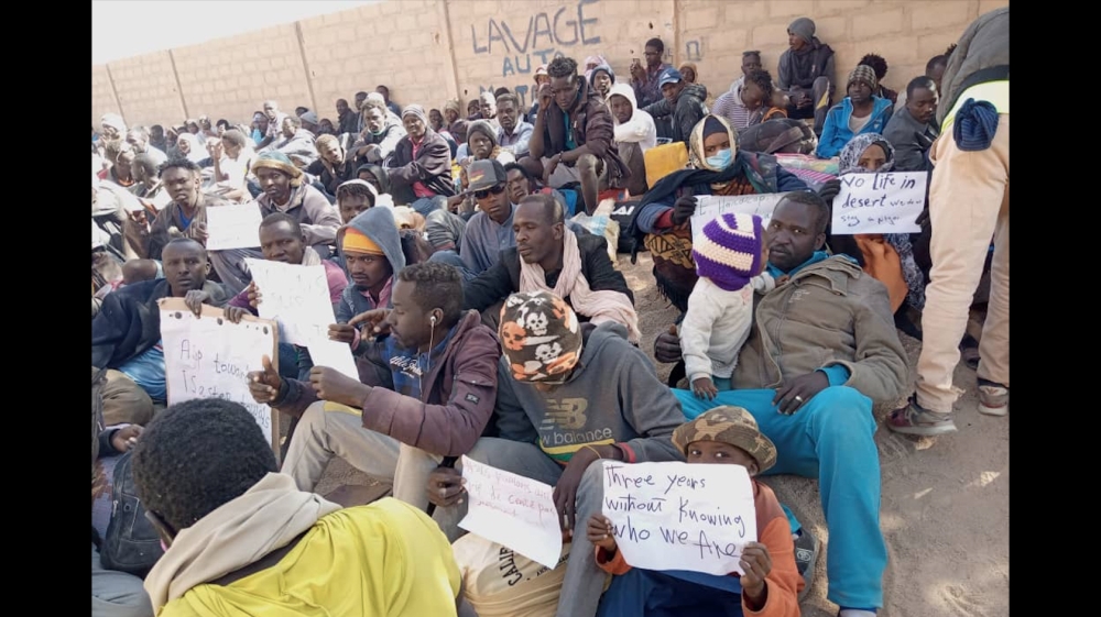Sudanese refugees protest against long neglect in Niger