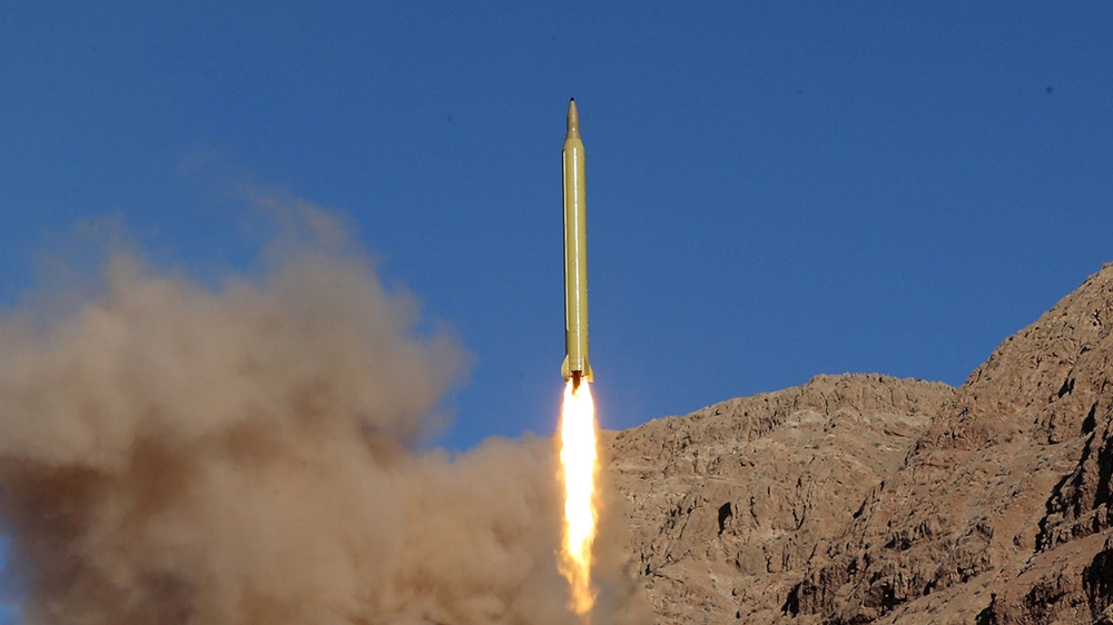 A ballistic missile is launched and tested in an undisclosed location, Iran, March 9, 2016. REUTERS/Mahmood Hosseini/TIMA ATTENTION EDITORS - THIS PICTURE WAS PROVIDED BY A THIRD PARTY. REUTERS IS U