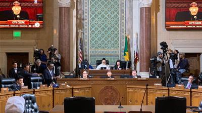 The Los Angeles City Council met on Tuesday, February 4 to vote on an ordinance to temporarily ban federal migrant detention centres