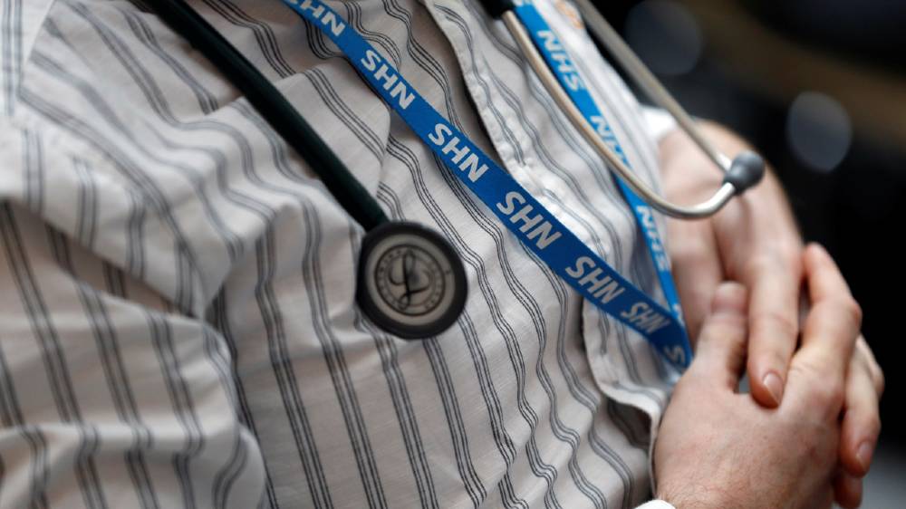 NHS worker - reuters