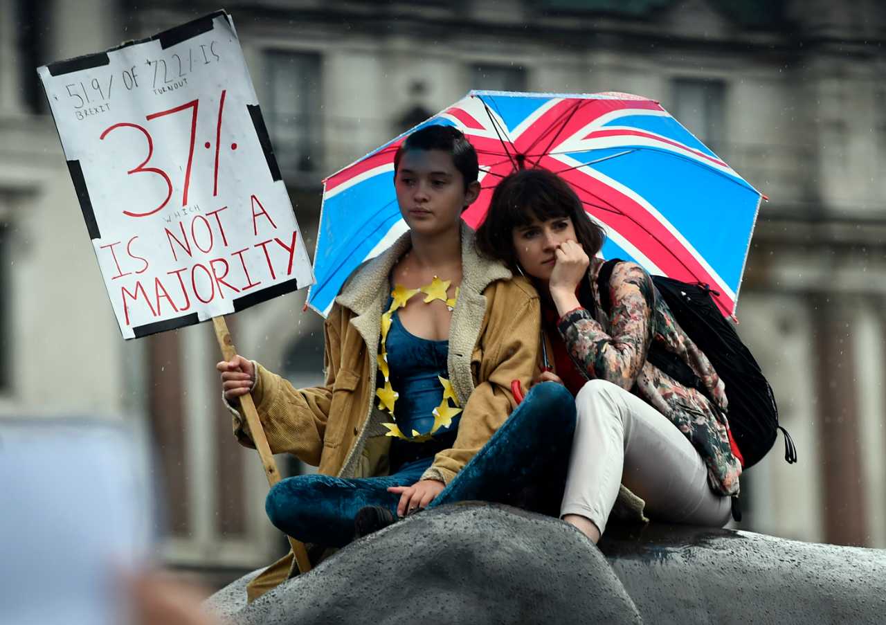 Brexit protests - reuters