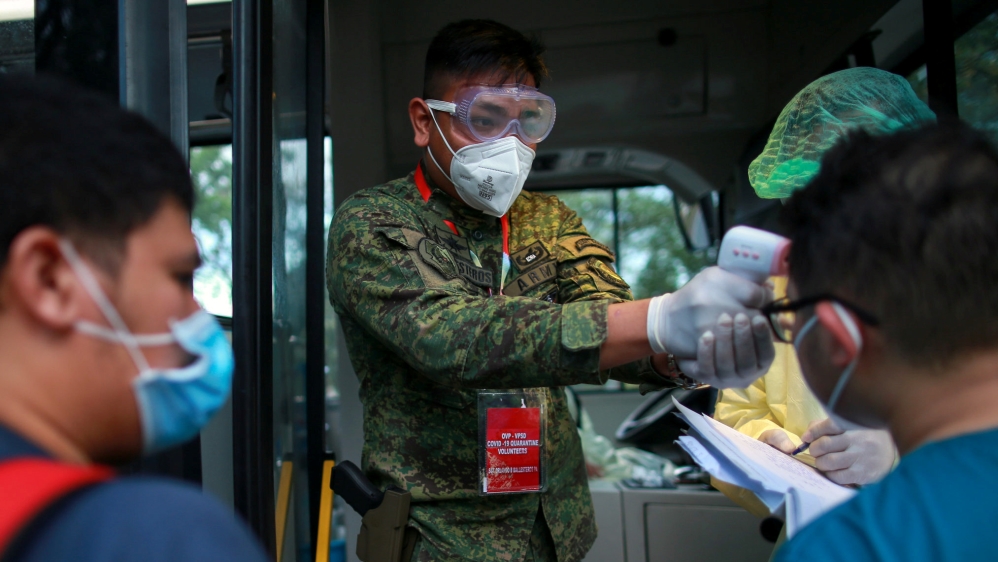 Lockdown in Philippine main island to contain the spread of coronavirus disease (COVID-19)