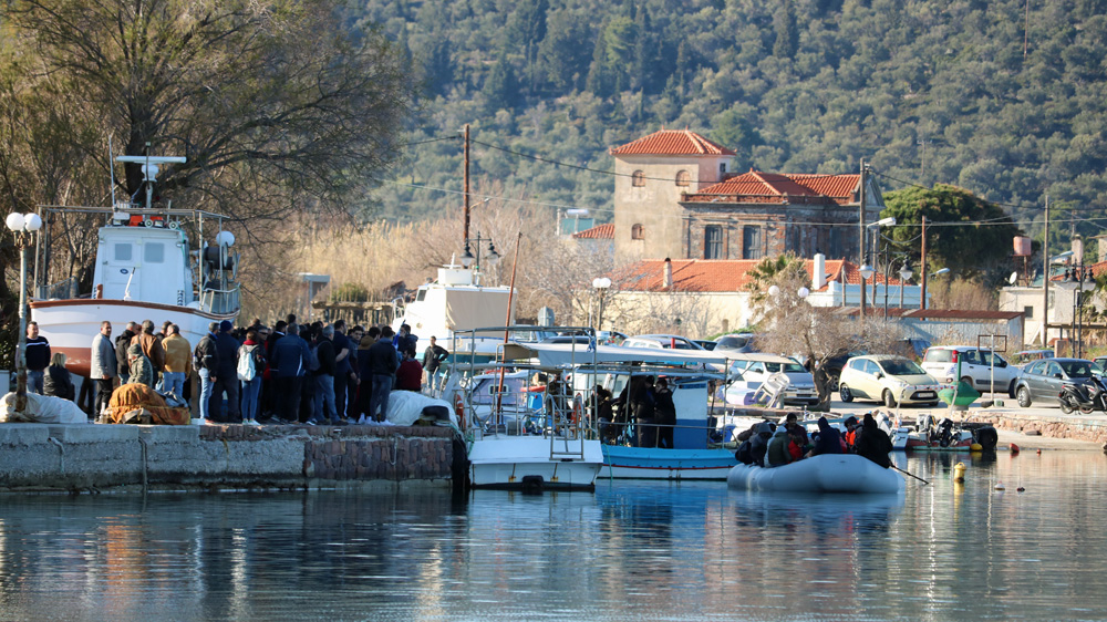 Lesvos refugees