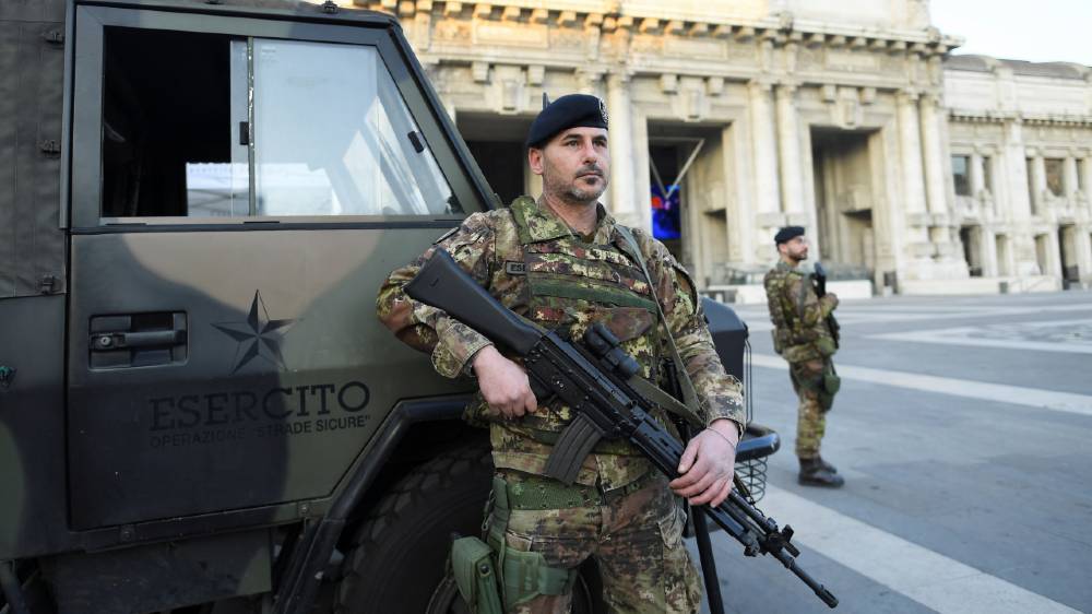 Lombardy soldiers - reuters