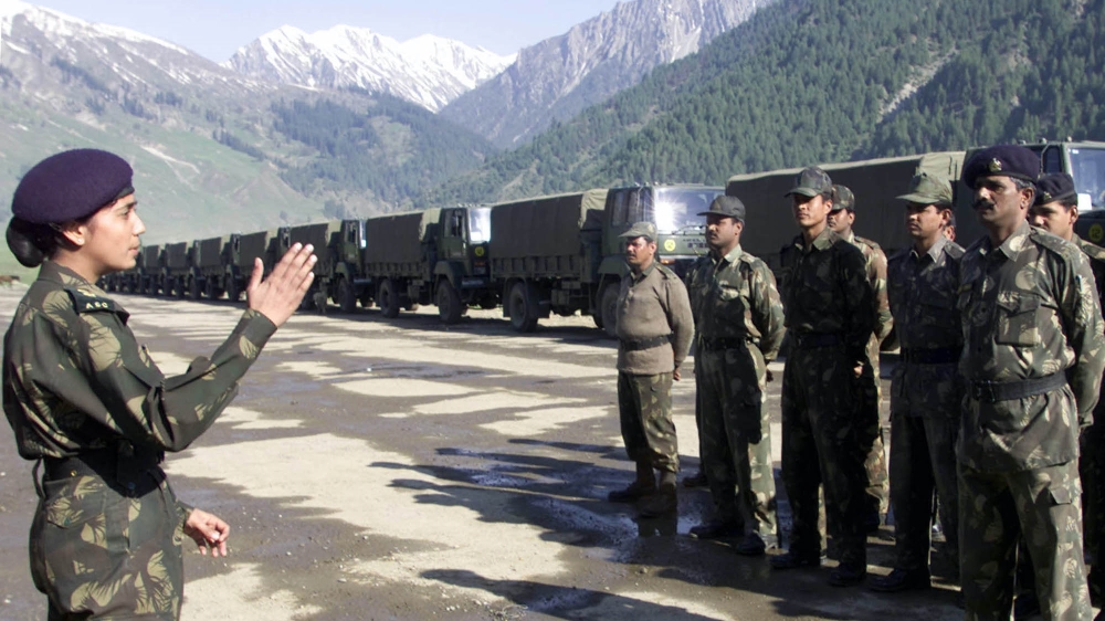 India female officer