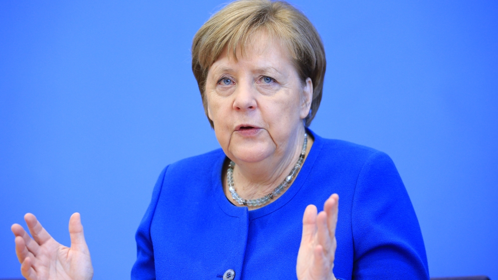 German Chancellor Angela Merkel