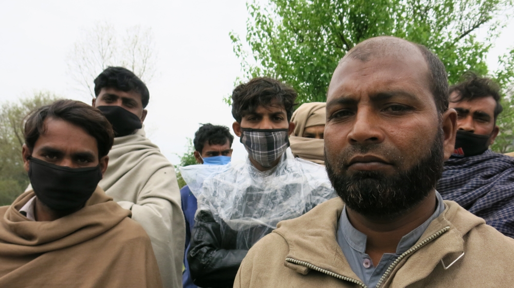 Noor Ahmed, 34, says he has only has enough food at home to last for another two weeks, and since he is not earning during the lockdown, lacks the finances to buy more