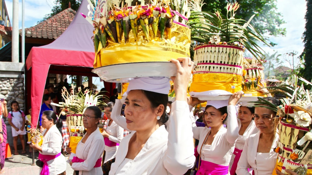 Bali has its own distinct form of Hinduism, with mass ceremonies and offerings a crucial part of the belief system [Al Jazeera]