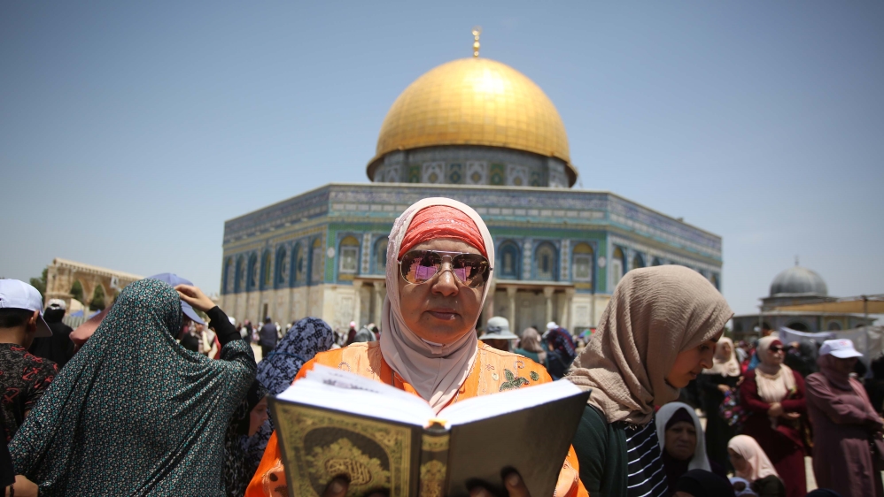 Ramadan's last Friday Prayer at Al-Aqsa Mosque