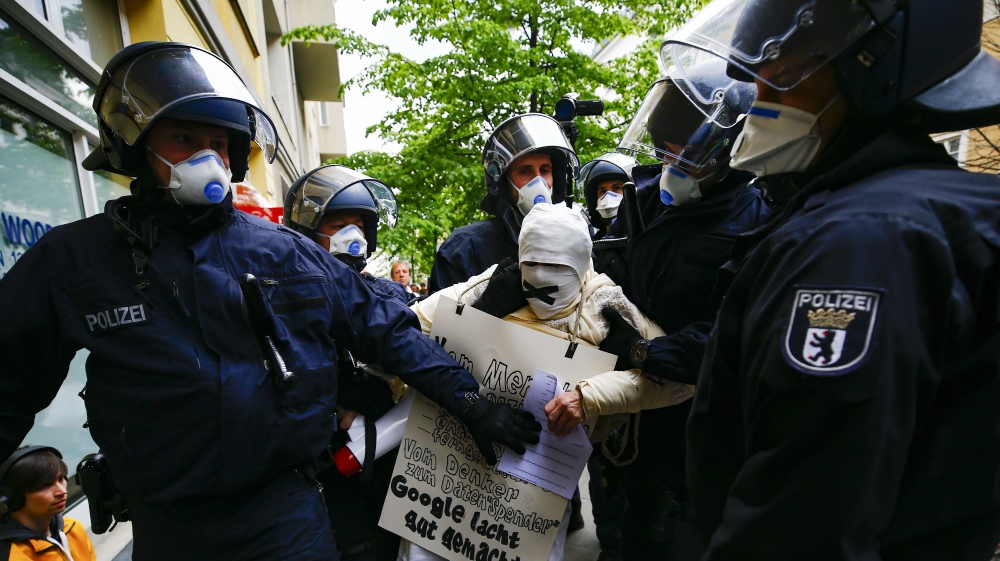 Coronavirus restrictions protested in Germany
