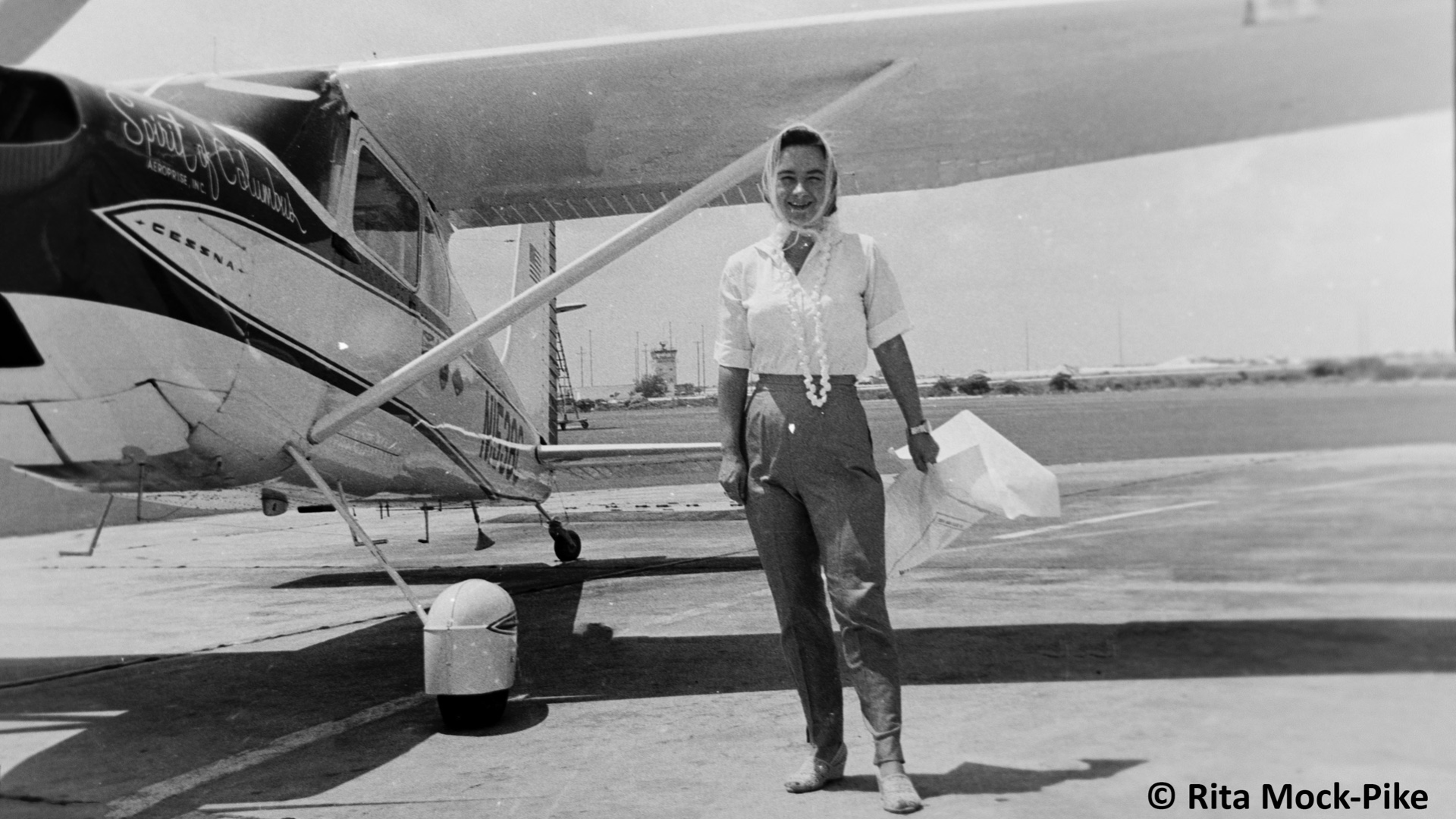 Jerrie Mock - outside image