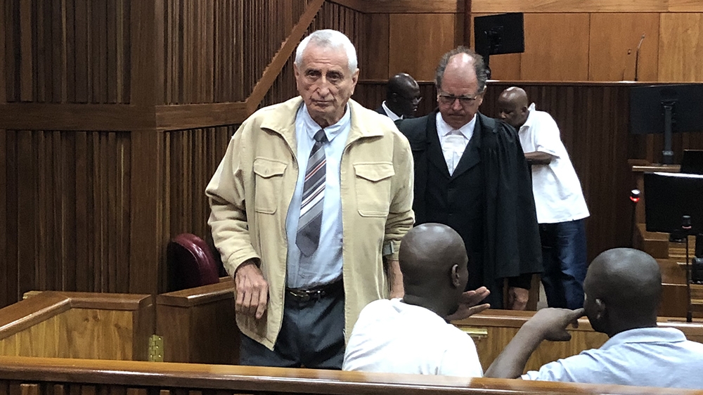 Joao Rodrigues in the High Court in Johannesburg, 2017 [Photo courtesy of: www.ahmedtimol.co.za]