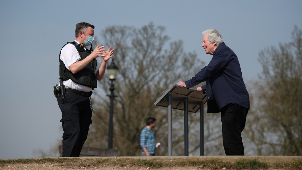 police officer uk - reuters