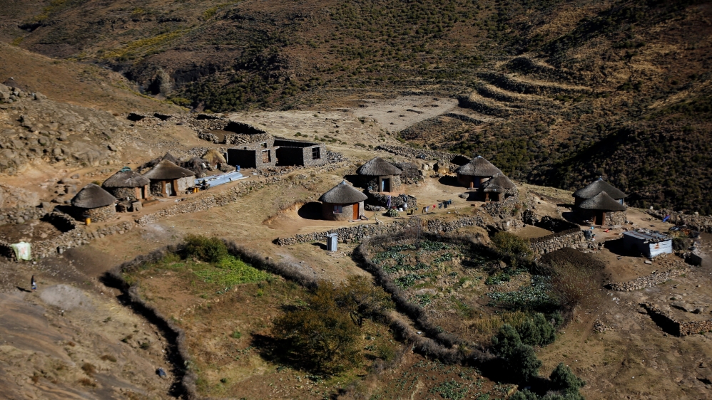 General view of homestead at Ha Motjatji Village outside the capital Maseru