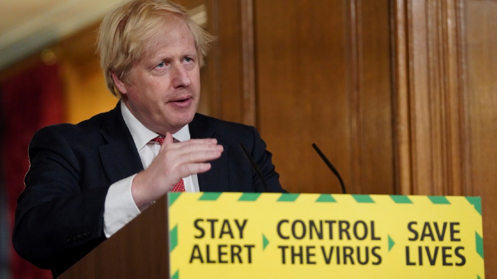 Boris new podium - reuters