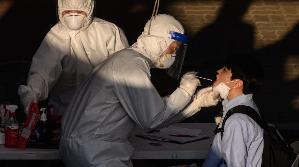 South Korea coronavirus test