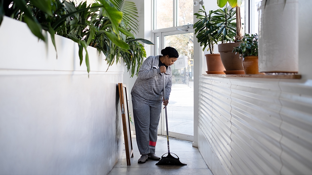 Still Here - Leah work [Sara Bennett/Al Jazeera]