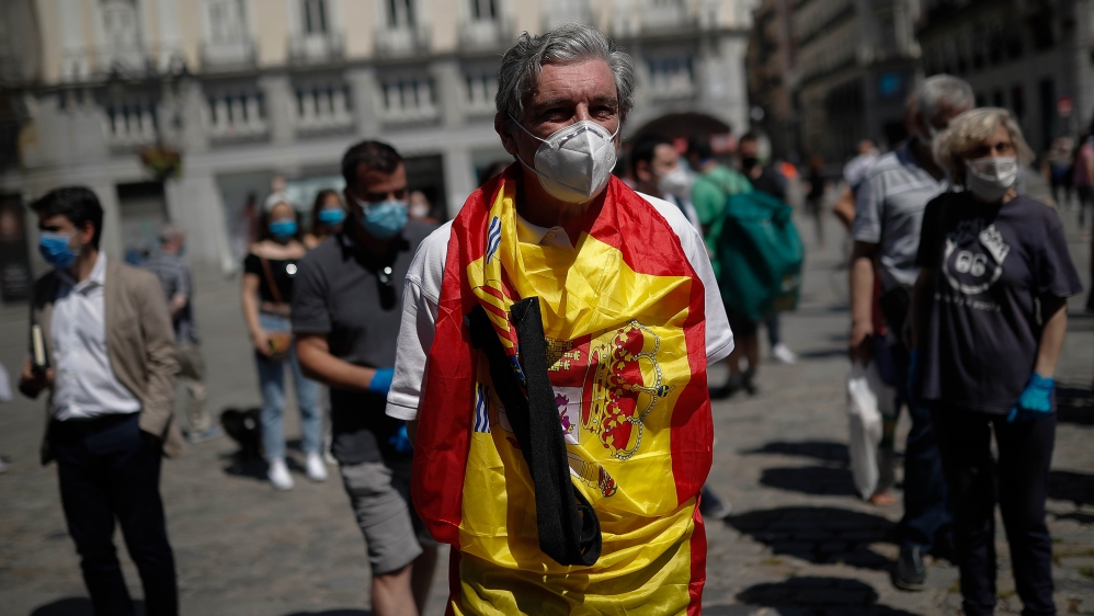 Spanish health authorities have so far recorded 239,638 coronavirus cases [Anadolu]