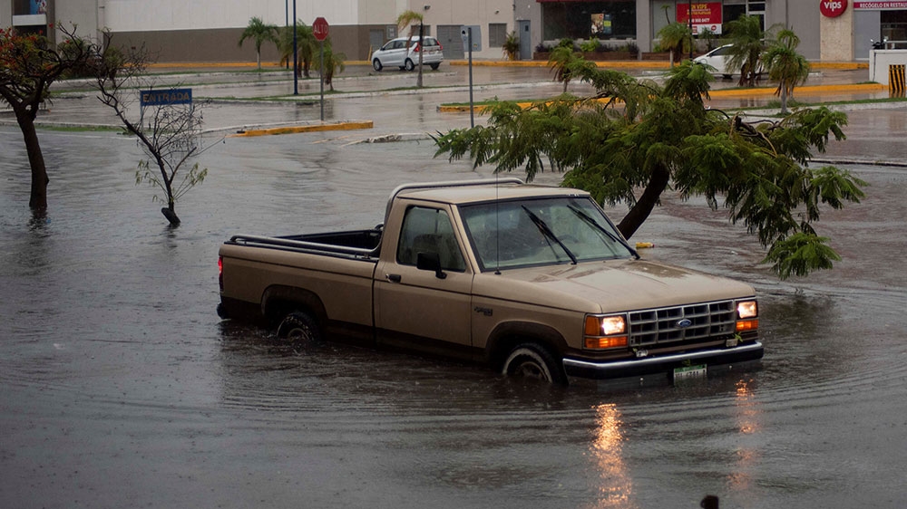 Tropical Storm Cristobal forms off the southeast coast of Mexico