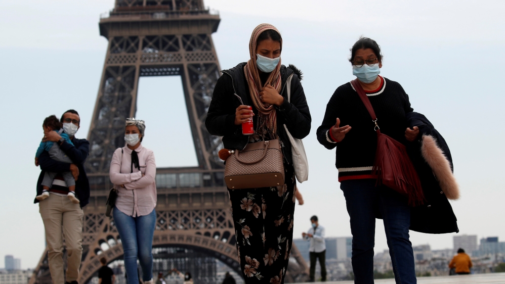 Gradual end to a nationwide lockdown due to the coronavirus disease (COVID-19) in Paris