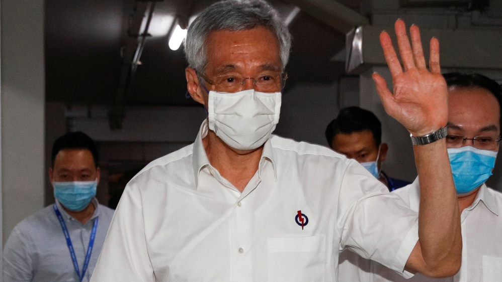 Lee’s People’s Action Party has ruled Singapore since independence in 1965 [Reuters]