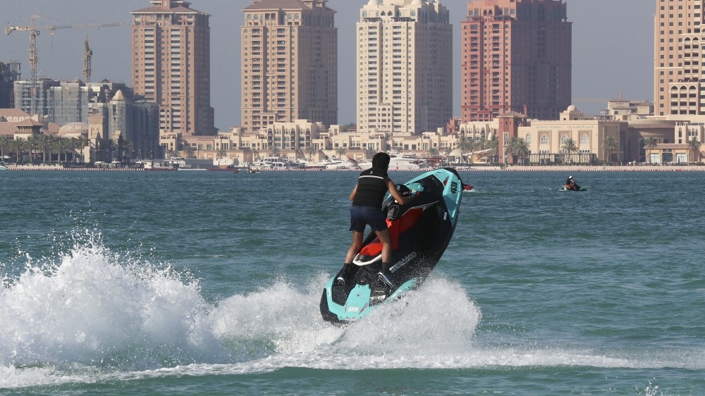 People in Qatar cautiously returned to beaches as the Gulf nation, which has one of the world’s highest total per capita coronavirus infection rates, continued to reopen society
