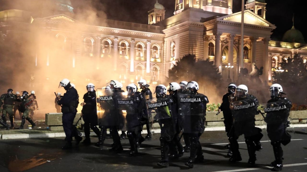 Belgrade protest