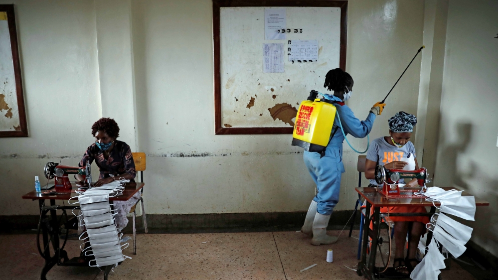 A volunteer from Nairobi''s governor Sonko