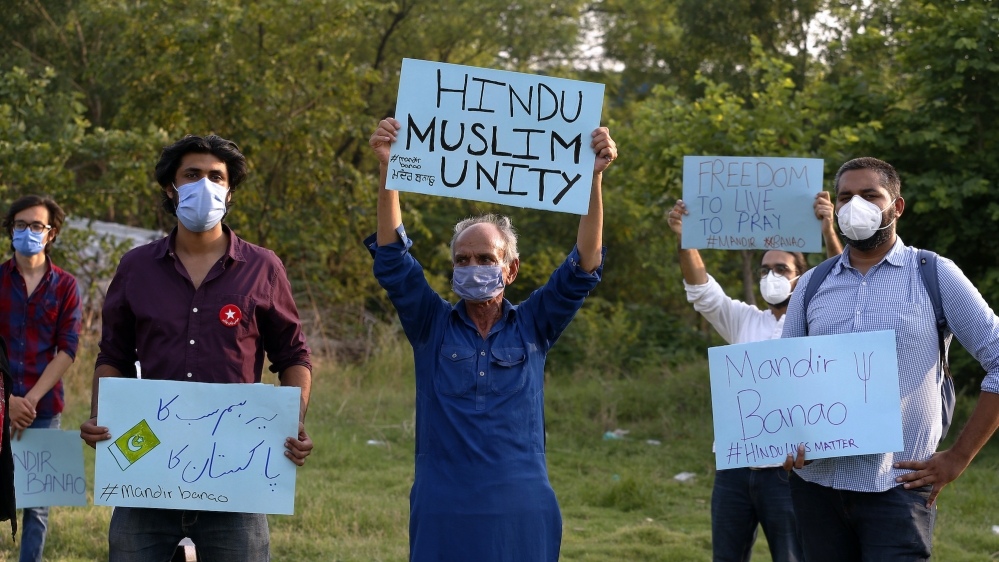 Hindu temple construction Islamabad