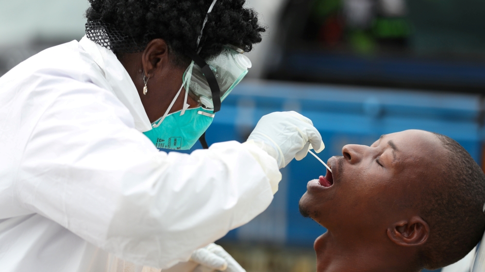 The numbers of infected healthcare workers translate to about 5 percent of South Africa’s total caseload