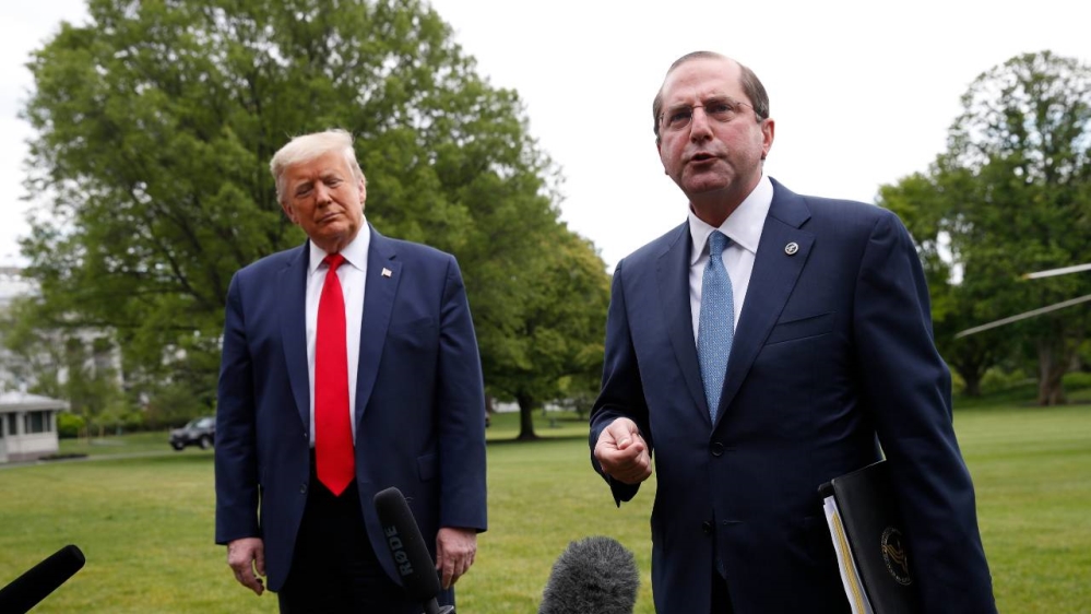 Azar says the United States’ decision to leave the World Health Organization does not mean less international involvement for his country in global public health