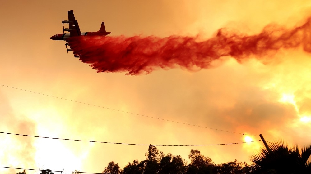 US - HENNESSEY - FIRE - BURNS - IN - NAPA - COUNTY