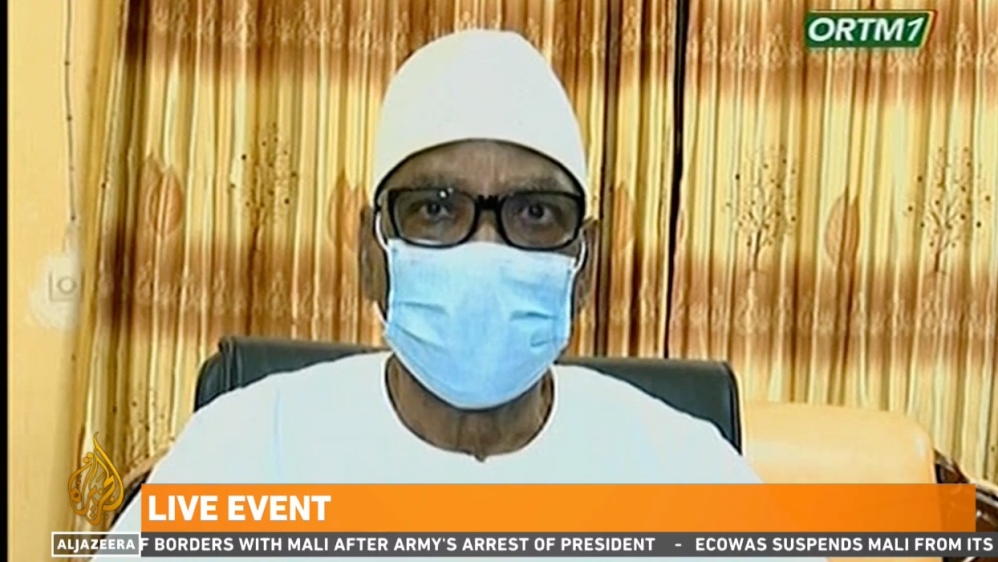 Mali President Ibrahim Boubacar Keita resigned on Wednesday