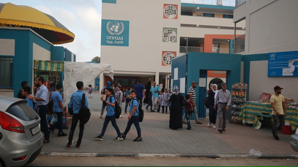 UNRWA said over 285,000 pupils returned to classes across the 277 schools it runs