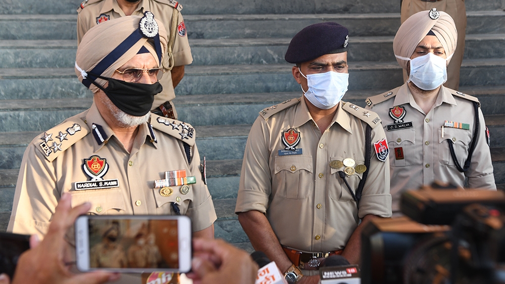 The state government has suspended seven excise officials and six police officials