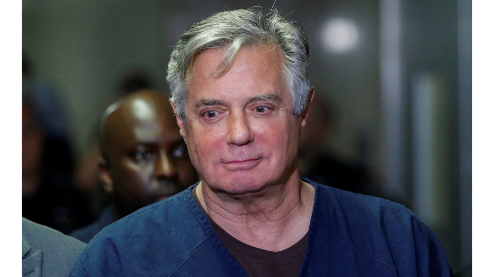 Former Trump campaign chairman Paul Manafort, exits the courtroom after his arraignment in New York Supreme Court in New York, U.S., June 27, 2019. REUTERS/Eduardo Munoz