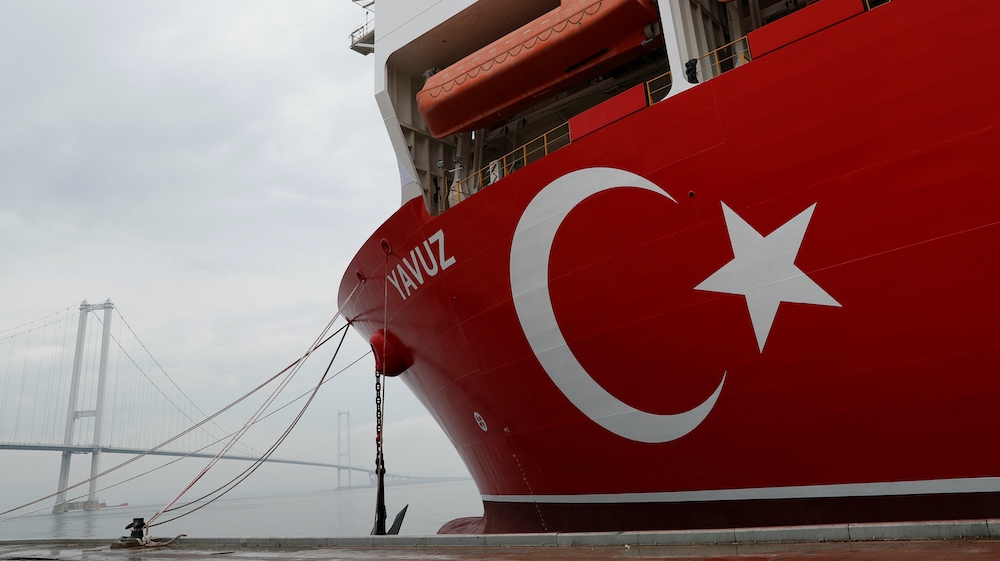 Turkey drilling ship cyprus coast