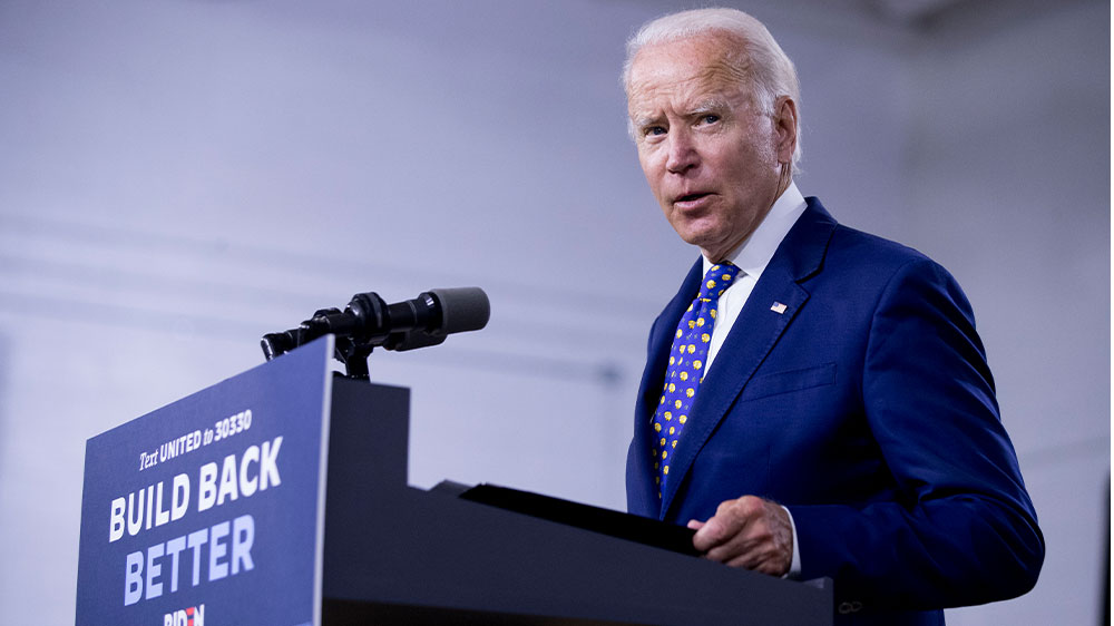 Democratic presidential candidate, former Vice President Joe Biden is set to speak on Thursday night