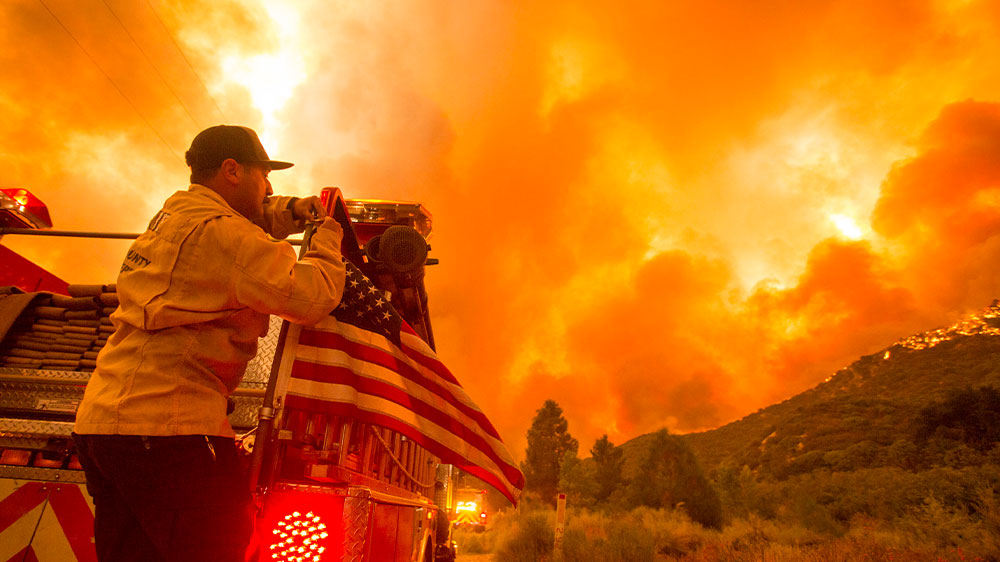 California firefighter