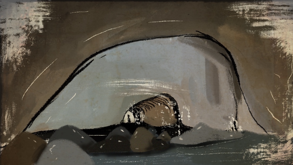 The view of a dirty river - correction