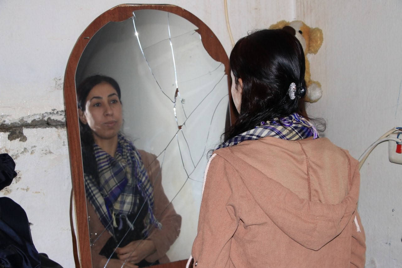 Layla hopes that by sharing her story, she can help other women in a similar position [Salah Hassan Baban/Al Jazeera]