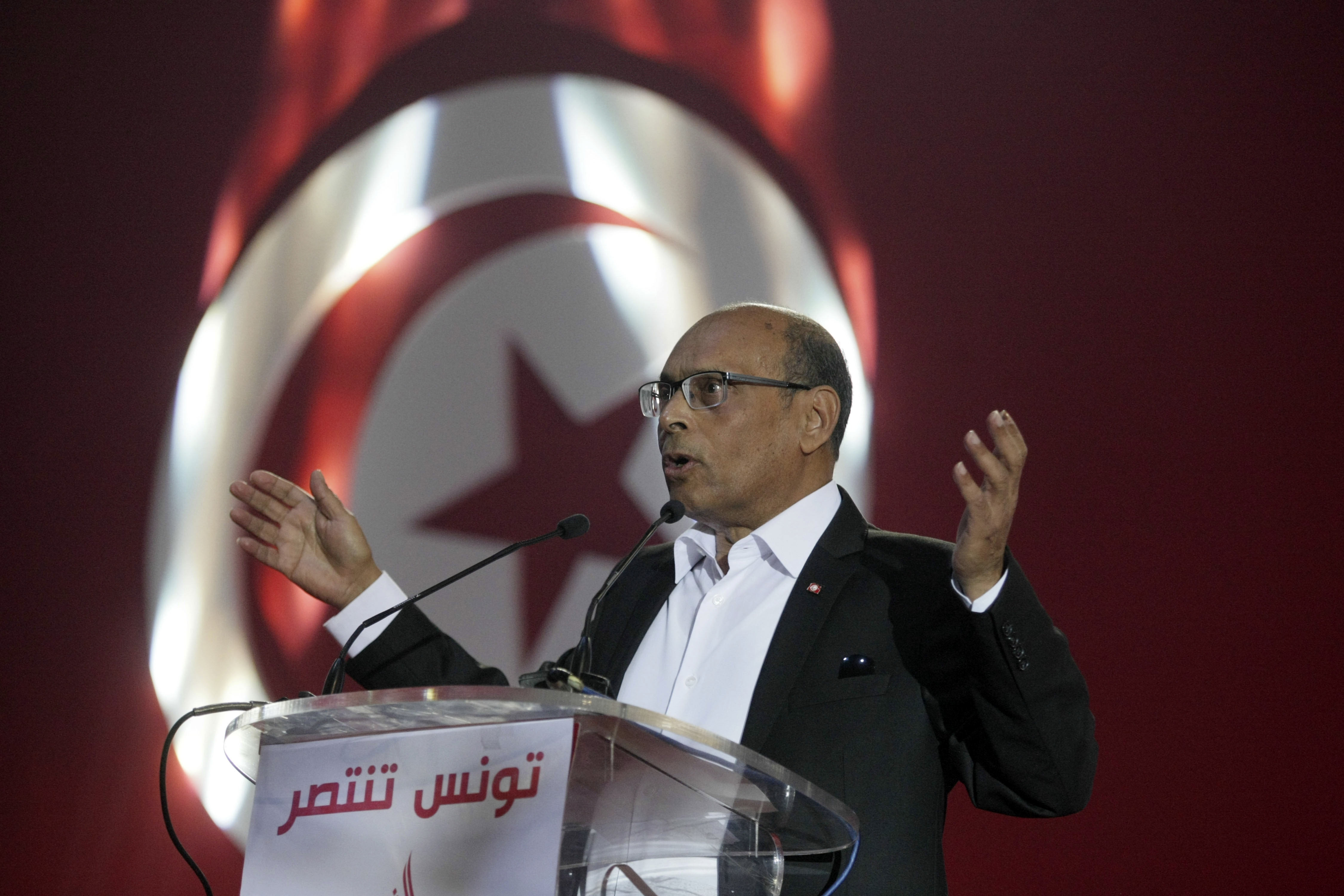 Former Tunisian President Moncef Marzouki condemns Saeib’s move as a coup