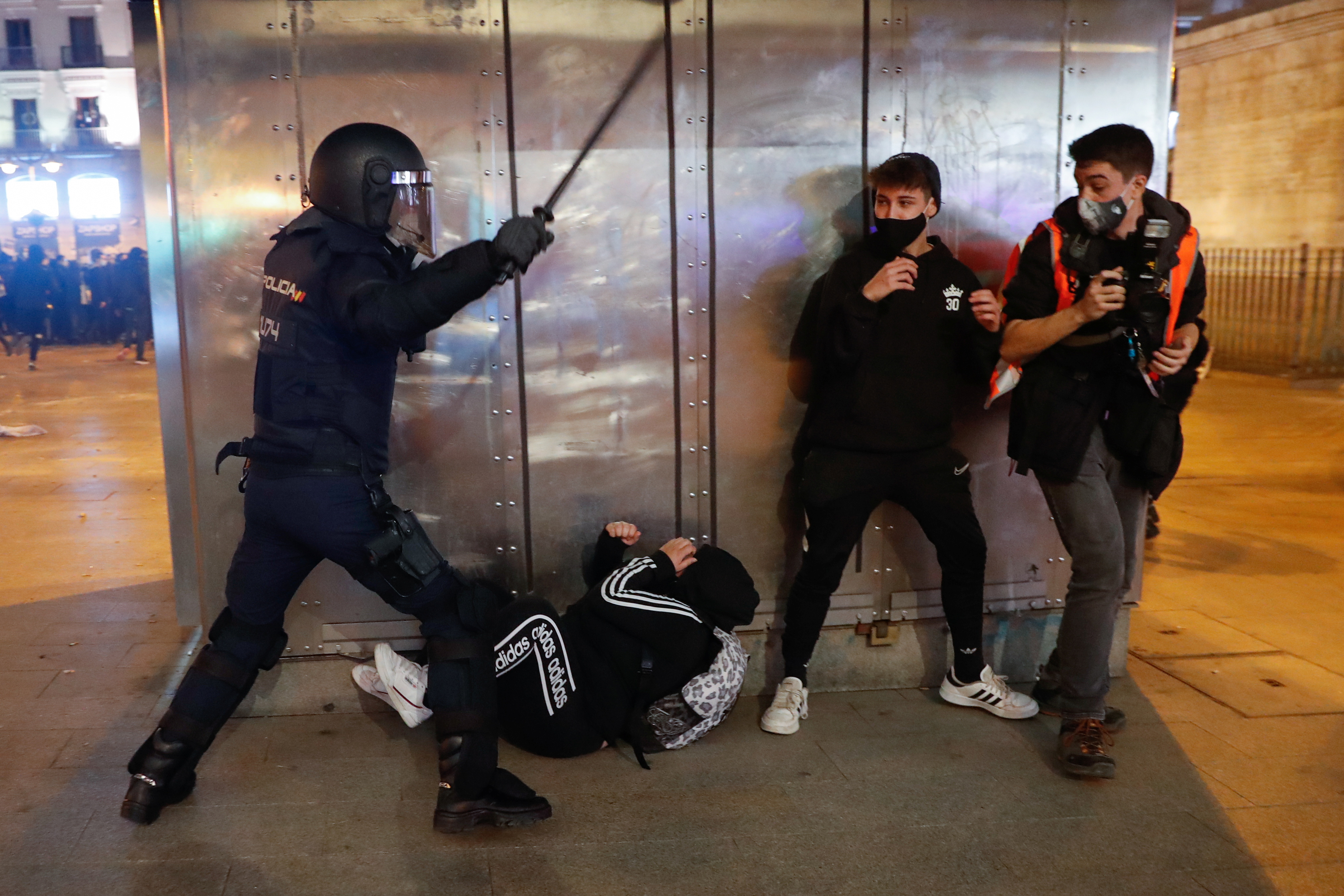 The protests marked the latest flashpoint over Hasel’s legal situation