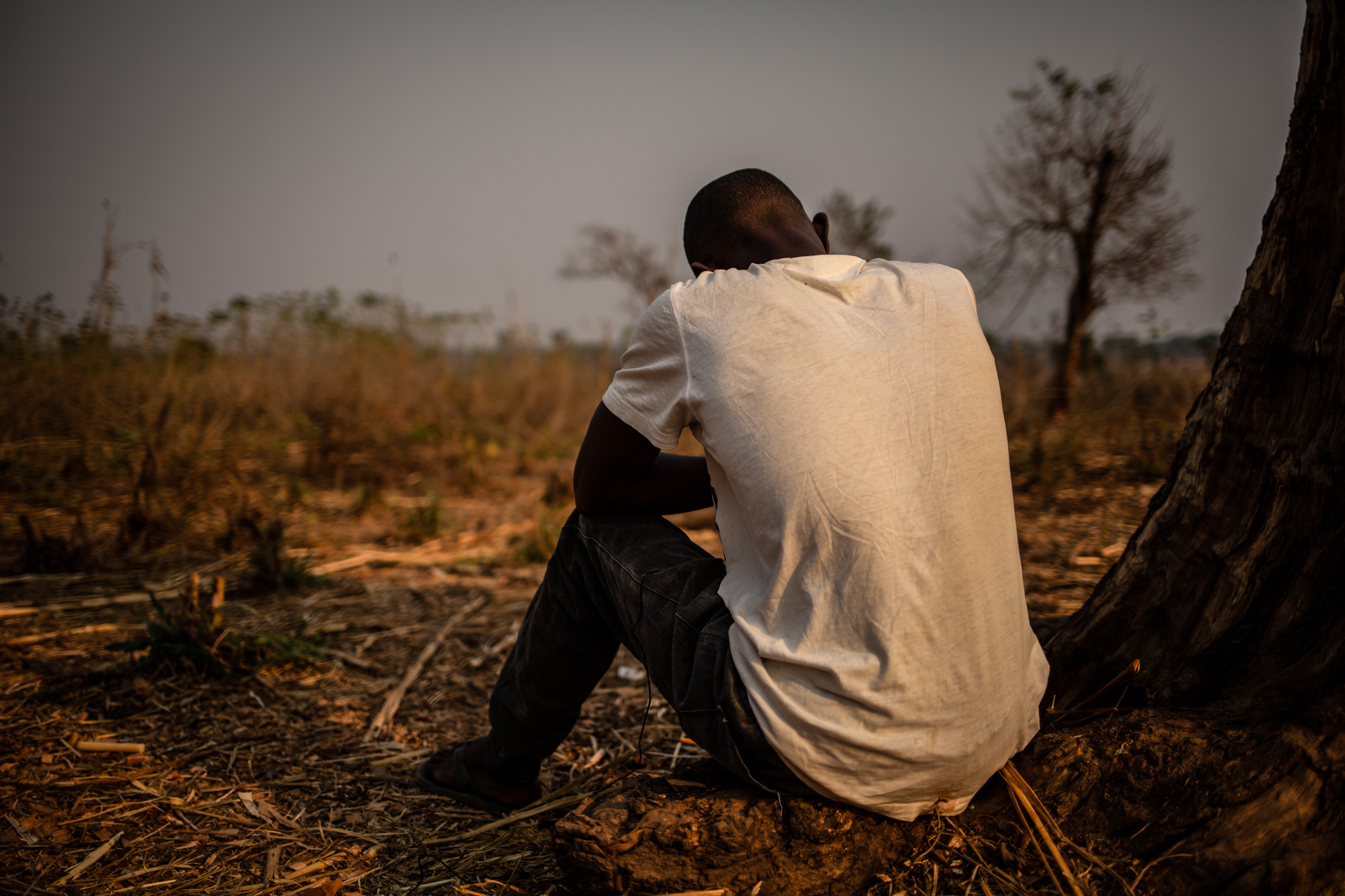 "They recruited many young people to go and fight. They paid us $30 and gave us one Kalashnikov for two. We died like animals,” said Siriri. [Tom Peyre-Costa/NRC]