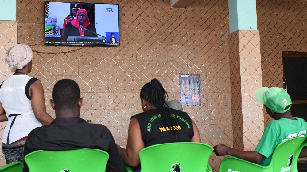 Tanzanian President Samia Suluhu Hassan